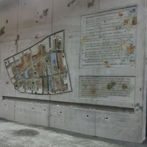 Budapest Ghetto Memorial Wall